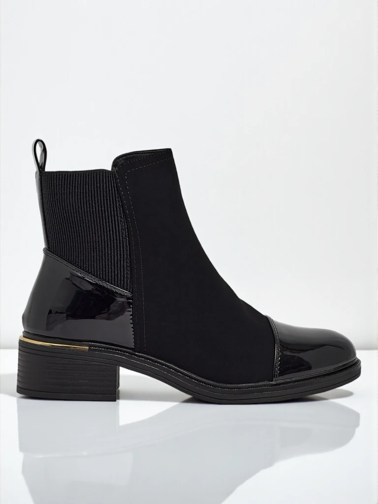 Bottines pour femmes en cuir écologique Eriselle