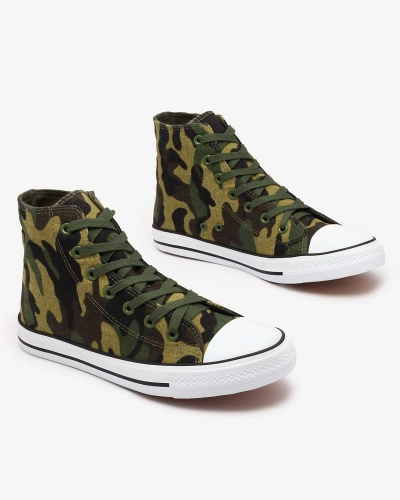 Baskets vertes pour homme à motif moro Adoisso - Footwear