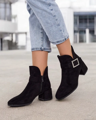 Bottines pour femmes Royalfashion à talon bas Vetti