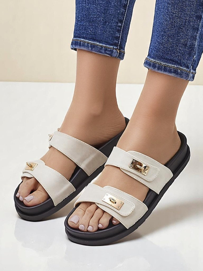 Sandales pour femmes Royalfashion avec boucles décoratives Costes