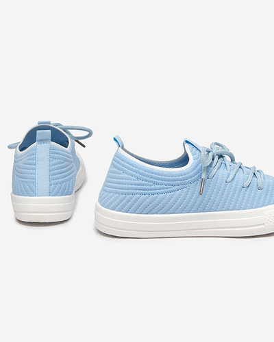 OUTLET Baskets rayées bleues pour femme Manfer- Footwear