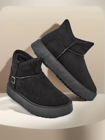 Royalfashion Bottines courtes pour femmes enneigées Ewioz