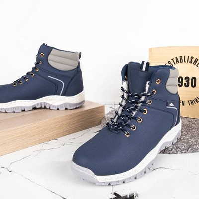 OUTLET Bottines sport bleu marine avec semelle intérieure grise avec isolation Arctica - Footwear