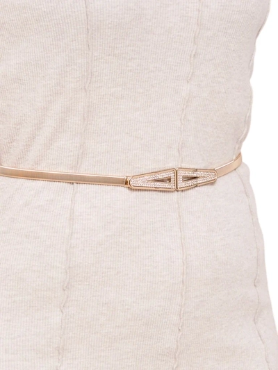 Aurelia Classico – Ceinture dorée en métal pour femmes avec fermeture décorative