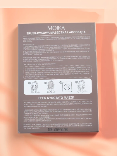 MOIKA Masque en tissu apaisant à la fraise