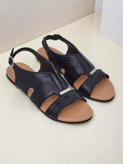 Royalfashion Sandales plates pour femmes Solea Comfort