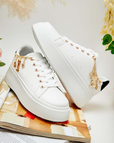 Royalfashion Baskets sportives pour femmes avec embellissement Gonemi