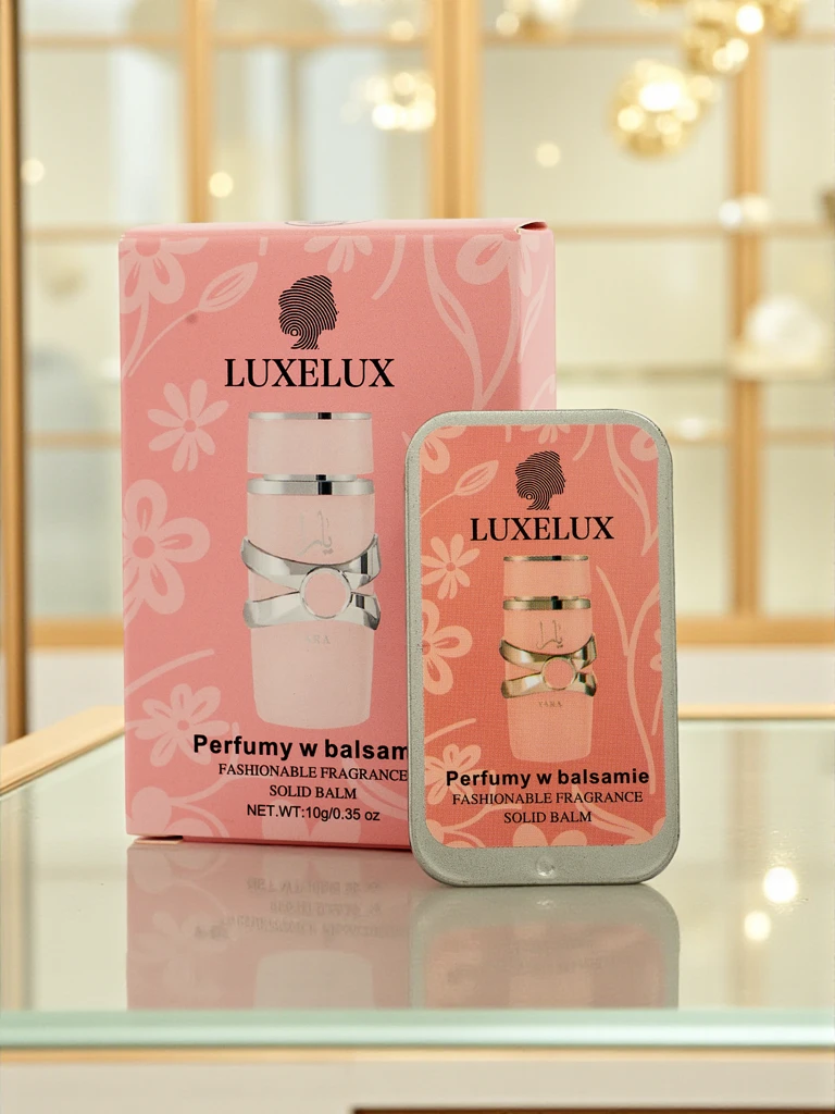 LUXELUX Baume Solide Aurelia – baume parfumé en boîte métallique 10g
