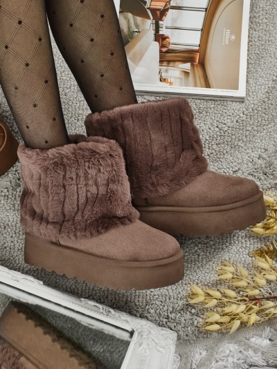 Bottes de neige pour femmes avec fourrure Irelle