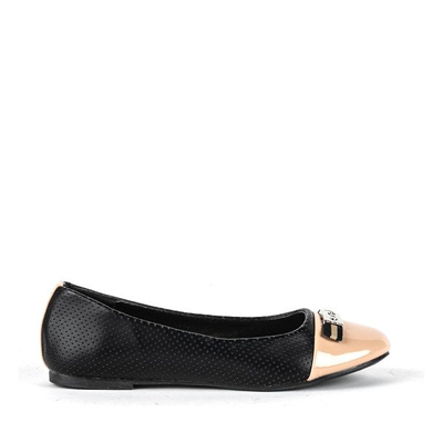 Ballerine enfant noire avec nœud Tulsa - Chaussures 1