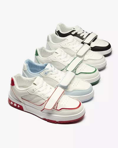 Baskets de sport pour femmes en blanc et vert Xirrat- Footwear