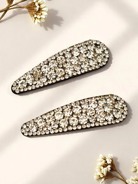 Royalfashion Barrette avec strass Crystal Spark Set