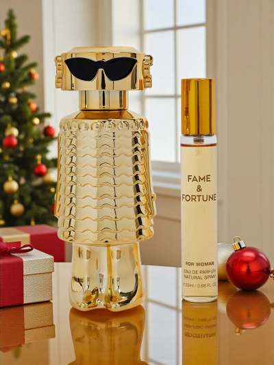 Coffret Inspirowana Damska woda perfumowana oraz perfumetka Fame Gold