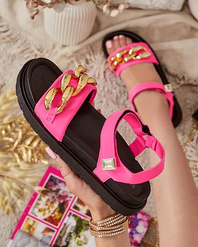 Royalfashion Sandales à chaîne Orette pour femme