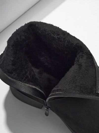 Bottines hautes pour femmes en éco-daim Norvia