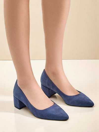 Royalfashion Escarpins à petit talon pour femmes Bosanna