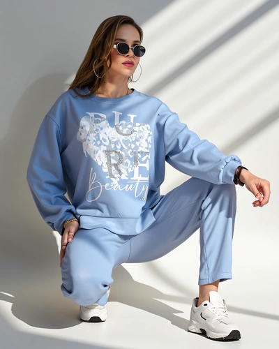 Ensemble en viscose Royalfashion pour femmes avec impression
