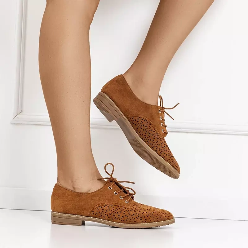 OUTLET Chaussures a lacets camel femme Soberin Footwear royal fashion magasin de chaussures en ligne