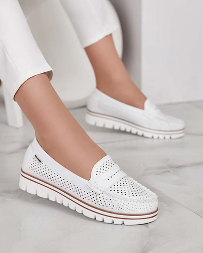 Royalfashion Mocassins ajourés pour femme Leteller
