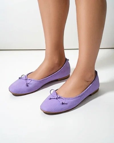 Royalfashion Ballerines pour femmes avec un nœud Zaame