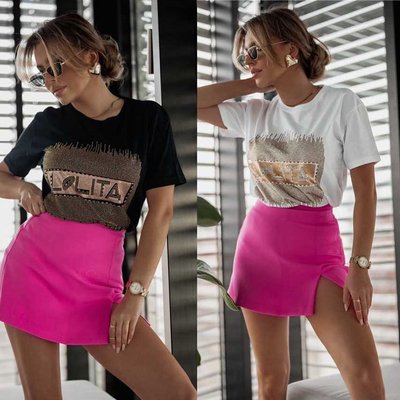 Royalfashion T-shirt imprimé pour femme