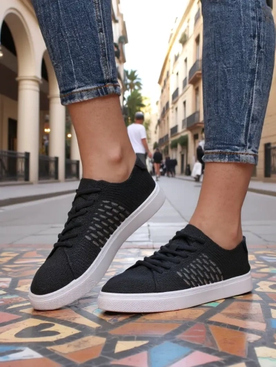 Royalfashion Chaussures de sport en tissu pour femmes Norbiese