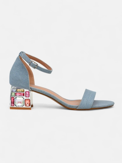 Sandales Royalfashion pour femmes avec talons décoratifs Ballou