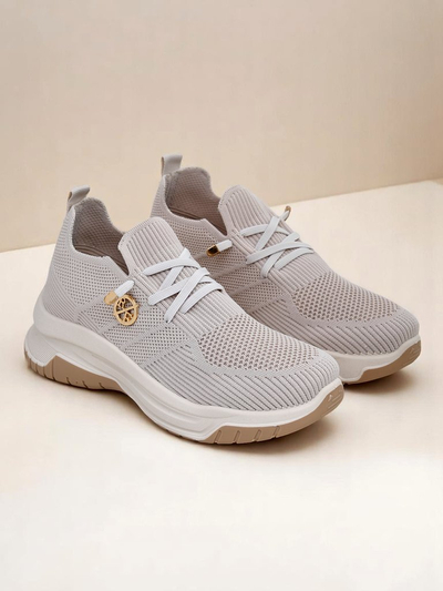 Royalfashion Slip-on chaussures de sport en tissu pour femme Teletta