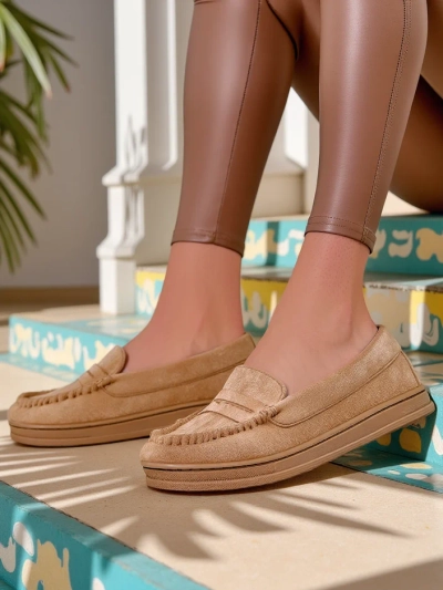 Royalfashion Mocassins classiques pour femmes Carollese
