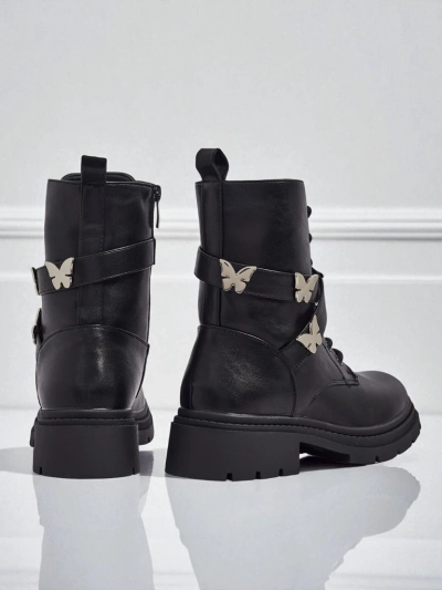 Bottines worker pour femmes avec décorations Motill