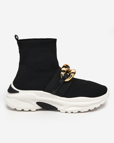 High Deveris Baskets noires pour femmes - Chaussures