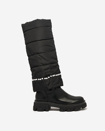 Royalfashion Bottes pour femmes en noir Ameroe