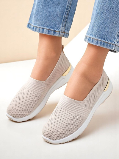Royalfashion Chaussures à enfiler en tissu pour femmes Perfeti