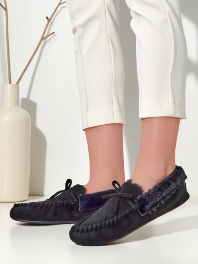 Mocassins pour femmes Royalfashion avec fourrure Ahtikes