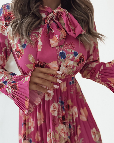 Royalfashion Mini robe florale pour femme