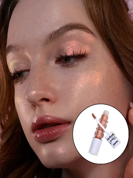 Enlumineur liquide pour le visage avec pinceau Sunset Kiss