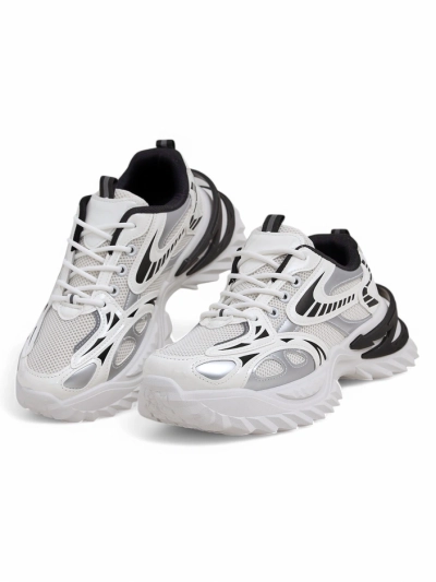 Royalfashion Baskets en cuir verni pour femmes Leysi