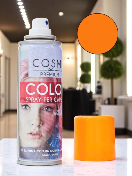 Laque Colorante en Spray pour Cheveux Orange