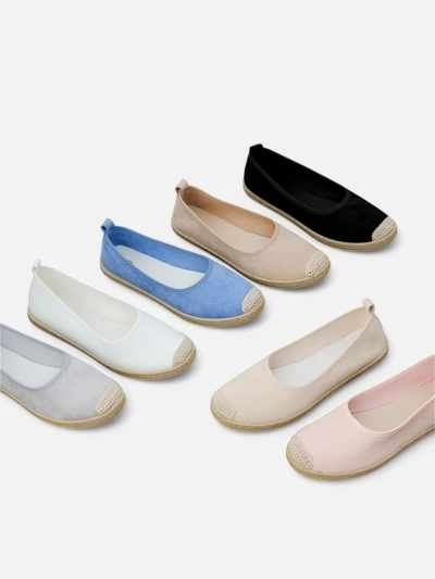 Espadrilles éco-suède Royalfashion pour femmes Aroles