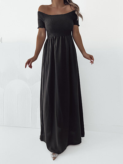 Royalfashion Robe midi femme a'la hiszpanka