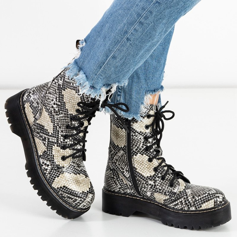 Escarpins femme en peau de serpent Chic Glam - Chaussures