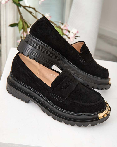 Royalfashion Mocassins en daim écologique pour femme Retillum