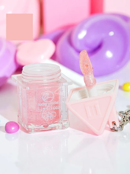Brillant à Lèvres Pailleté, couleur Rose Clair