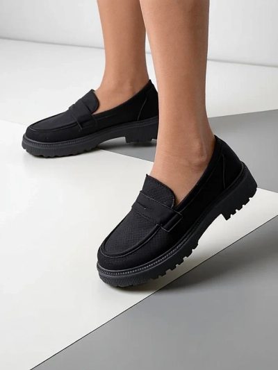 Mocassins en éco daim Royalfashion pour femmes Dunes