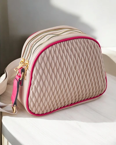 Royalfashion Petit sac à main pour femmes en éco-cuir avec embossage