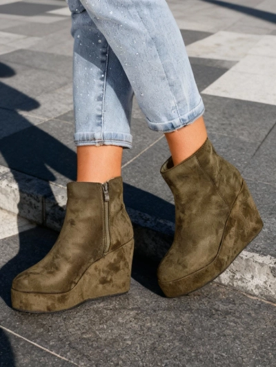 Bottines à talons compensés pour femmes de Royalfashion Sieffa