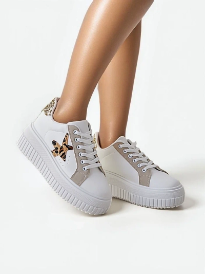 Royalfashion Baskets de Sport à Plateforme pour Femmes Elin
