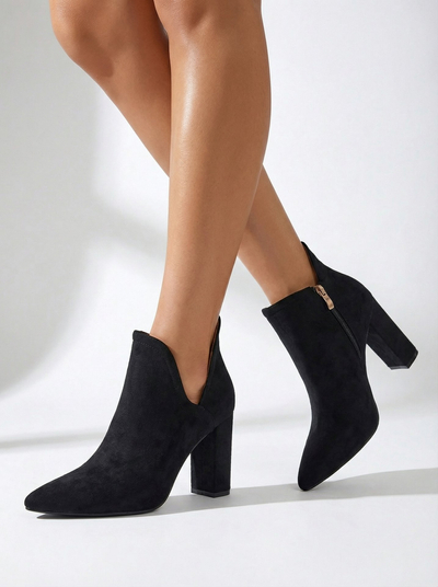 Bottes noires avec coupe d'Alania - Footwear