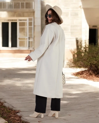 Royalfashion Manteau long pour femme