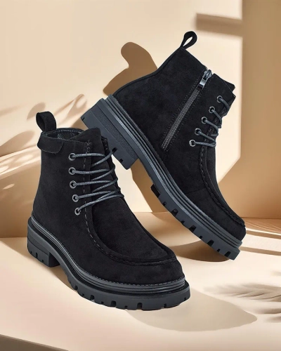 Bottines à lacets pour femmes Royalfashion Rullose